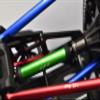 Steel + Aluminum Front+Rear Universal CVD Drive Shaft For Losi 1:8 LMT 4WD Solid Axle Monster Truck LOS04022 / LMT Grave Digger/Son-uva Digger LOS04021 Upgrades - 10Pc Set Silver view 2