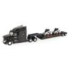 ERTL 1/32 Big Roads Peterbilt 579 with Lowboy Trailer and 2 Die-Cast Bobcat S450 Skidloaders 47368 view 1