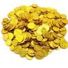 100pcs Plastic Gold Coins Pirate Fake Money Toy Coins for Kids Pirate Game Coin for Children Games view 1