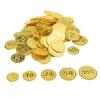 100pcs Plastic Gold Coins Pirate Fake Money Toy Coins for Kids Pirate Game Coin for Children Games view 4