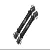 Steel + Aluminum Front+Rear Universal CVD Drive Shaft For Losi 1:8 LMT 4WD Solid Axle Monster Truck LOS04022 / LMT Grave Digger/Son-uva Digger LOS04021 Upgrades - 10Pc Set Black view 1