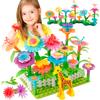 Flower Garden Building Toys for Toddler Girls - Stem Toys for 3 4 5 6 Year Old Kids Preschool Learning Activities, Educational Floral Gardening Stacking Toy Set, Birthday Gifts for Girls Age 3-6 view 1