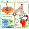 Flower Garden Building Toys for Toddler Girls - Stem Toys for 3 4 5 6 Year Old Kids Preschool Learning Activities, Educational Floral Gardening Stacking Toy Set, Birthday Gifts for Girls Age 3-6 view 4