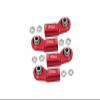 Front Steering Tie Rod Aluminum Ball Ends For Axial 1/6 SCX6 Jeep JLU Wrangler AXI05000-4Pc Set Red view 1