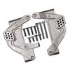 Aluminum Front Adjustable Damper Mount For Axial 1/6 SCX6 Jeep JLU Wrangler AXI05000-13Pc Set Silver view 1