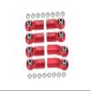 Rear Link Bar Aluminum Ball Ends For Axial 1/6 SCX6 Jeep JLU Wrangler AXI05000-8Pc Set Red view 1