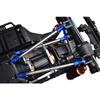 Front Link Bar Aluminum Ball Ends For Axial 1/6 SCX6 Jeep JLU Wrangler AXI05000-8Pc Set Blue view 4