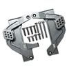 Aluminum Front Adjustable Damper Mount For Axial 1/6 SCX6 Jeep JLU Wrangler AXI05000-13Pc Set Gray Silver view 1