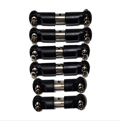 GPM for Arrma 1/8 Vendetta 4X4 3S BLX Speed Bash Racer Upgrade Parts Stainless Steel Adjustable Tie Rods - 6Pc Set