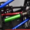 Steel + Aluminum Front+Rear Universal CVD Drive Shaft For Losi 1:8 LMT 4WD Solid Axle Monster Truck LOS04022 / LMT Grave Digger/Son-uva Digger LOS04021 Upgrades - 10Pc Set Gray Silver view 4
