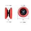 Yomega Xodus II YoYo Includes Roller Bearing Technology, Rubber Rims and Wing Shape Design  Professional Responsive YoYos Intermediate Level Play (Black Red) view 4