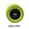 Yomega Xodus II YoYo Includes Roller Bearing Technology, Rubber Rims and Wing Shape Design  Professional Responsive YoYos Intermediate Level Play (Black Yellow) view 2