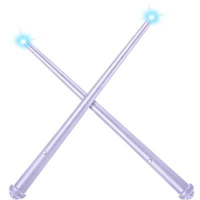 Gejoy 2 Piece Light up Wand for Kids Magic Wizard Witch Wand Princess Fairy Wands Sound Toy Cosplay Props(Purple)