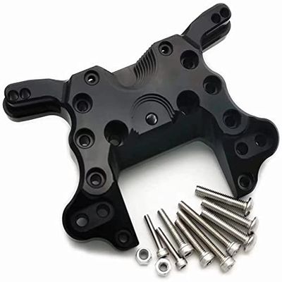 for Arrma 1/5 Kraton 8s ARA320475 Aluminum Front Shock Tower Black