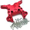 for Arrma 1/5 Kraton Outcast 8s ARA320476 Aluminum Rear Shock Tower Red view 1