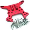 for Arrma 1/5 Kraton Outcast 8s ARA320476 Aluminum Rear Shock Tower Red view 2