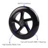 Gladeer 5.5 Inch / 142mm Front Replacement wheels with Bearings for Wiggle Swing Scooter Kick Push Scooter (2-Pack) view 3