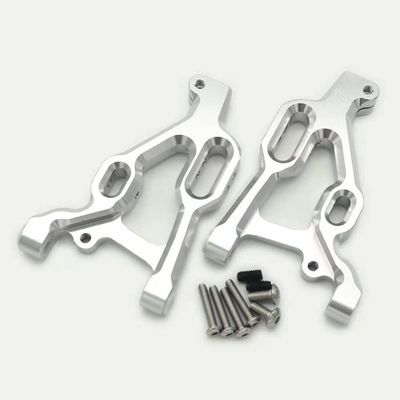 for Arrma 1/10 Seton AR330370 Aluminum Front Lower Suspension Arms Silver