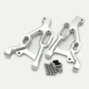 for Arrma 1/10 Seton AR330370 Aluminum Front Lower Suspension Arms Silver view 1
