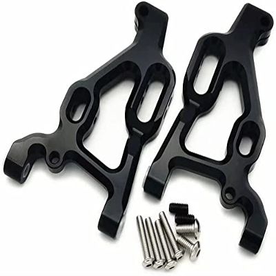 for Arrma 1/10 Seton AR330370 Aluminum Front Lower Suspension Arms Black