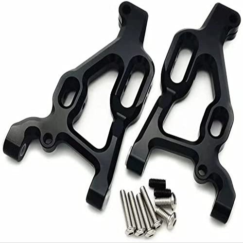 for Arrma 1/10 Seton AR330370 Aluminum Front Lower Suspension Arms Black