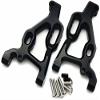 for Arrma 1/10 Seton AR330370 Aluminum Front Lower Suspension Arms Black view 1