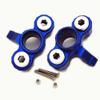 for Armma 1/5 Kraton Outcast 8S ARA330558 ARA340158 Aluminum Front Steering Knuckle Arm Blue view 1