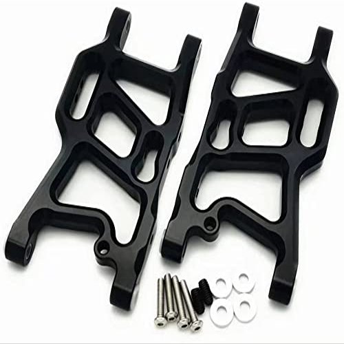 for Arrma 1/10 Seton AR330372 Aluminum Rear Lower Suspension Arms Black