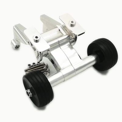 for Arrma 1/5 Kraton Outcast 8S ARA320492 ARA320536 Aluminum Rear Wing Mount and Ajustable Wheelie Bar Silver