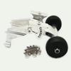 for Arrma 1/5 Kraton Outcast 8S ARA320492 ARA320536 Aluminum Rear Wing Mount and Ajustable Wheelie Bar Silver view 2