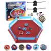 Battling Top Stadium Battle Set, 6 Metal Fusion Spinning Tops 2 Launchers 1 Arena Combat Game, Toy Gift for Kids Boys Ages 6+ view 1