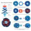Battling Top Stadium Battle Set, 6 Metal Fusion Spinning Tops 2 Launchers 1 Arena Combat Game, Toy Gift for Kids Boys Ages 6+ view 3