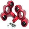 for Armma 1/5 Kraton Outcast 8S ARA330558 ARA340158 Aluminum Front Steering Knuckle Arm Red view 2