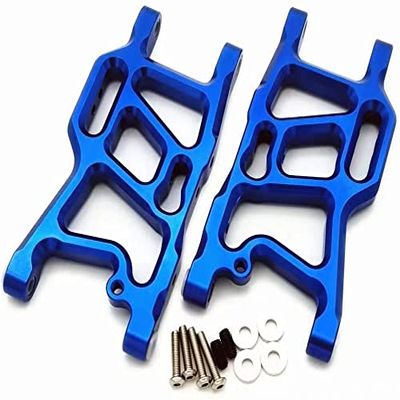 for Arrma 1/10 Seton AR330372 Aluminum Rear Lower Suspension Arms Blue