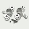 for Armma 1/5 Kraton Outcast 8S ARA330558 ARA340158 Aluminum Front Steering Knuckle Arm Silver view 1
