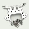 for Arrma 1/5 Kraton 8s ARA320475 Aluminum Front Shock Tower Silver view 2