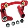 for Arrma Kraton Mojave Limitless Notorious Outcast Senton Talion Typhon AR340073 AR340066 AR340065 AR340068 AR340060 Aluminum Steering Assembly W/Bearings Red view 1