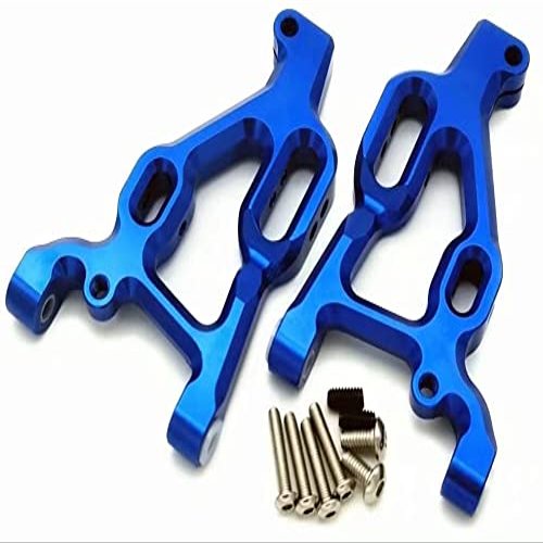 for Arrma 1/10 Seton AR330370 Aluminum Front Lower Suspension Arms Blue