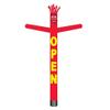 Global Advertising Solutions Open Red Inflatable Tube Man Guy 20ft Air Powered Dancer Body Complete with 1HP 2 Speed Air Blower view 1
