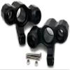 for Armma 1/5 Kraton Outcast 8S ARA330558 ARA340158 Aluminum Front Steering Knuckle Arm Black view 2