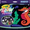 Crayola Glow Fusion - Deep Sea Critters (12pcs), Glow in the Dark Markers, Sea Creature Coloring Pages, Gift for Boys & Girls, Ages 8+ view 1