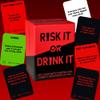 RISK IT OR DRINK IT | Fun Drinking Game for Adults: 150 Hilarious Dares & Risky Questions | Adult Party Games for Block Party, Pregame, College, Girls Night, Bachelorette view 2