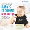 ToeZee Silicone Bibs for babies - Food Grade, BPA Free Material | Easy to Wipe and Clean | Adjustable Size view 2