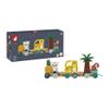 Janod - Tropik Tropical Pull-Along Train - 11 Pieces and 3 Cars - Ages 1 Year + J08272 view 2