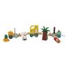 Janod - Tropik Tropical Pull-Along Train - 11 Pieces and 3 Cars - Ages 1 Year + J08272 view 3