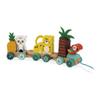 Janod - Tropik Tropical Pull-Along Train - 11 Pieces and 3 Cars - Ages 1 Year + J08272 view 4