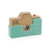 Janod - Early-Learning Camera - Wooden Pretend Play Toy - Sound and Light Effects - Sense Stimulation and Motor Skills - Silicone Shell - Water-Based Paint - from 18 Months + J05381, Brown view 4