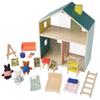 Manhattan Toy Little Nook 19-Piece Wooden Playhouse with Loft for Kids 3 + Year Old and Up view 2