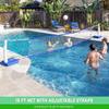 GoSports Splash Hoop 2-in-1 Full Court Pool Basketball & Volleyball Game Set view 4