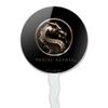 Mortal Kombat Logo Cupcake Picks Toppers Decoration Set of 6 view 2